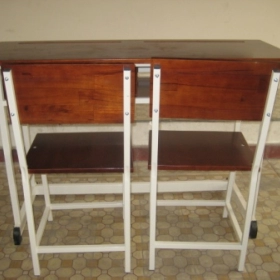    Bàn ghế học sinh 2 chân